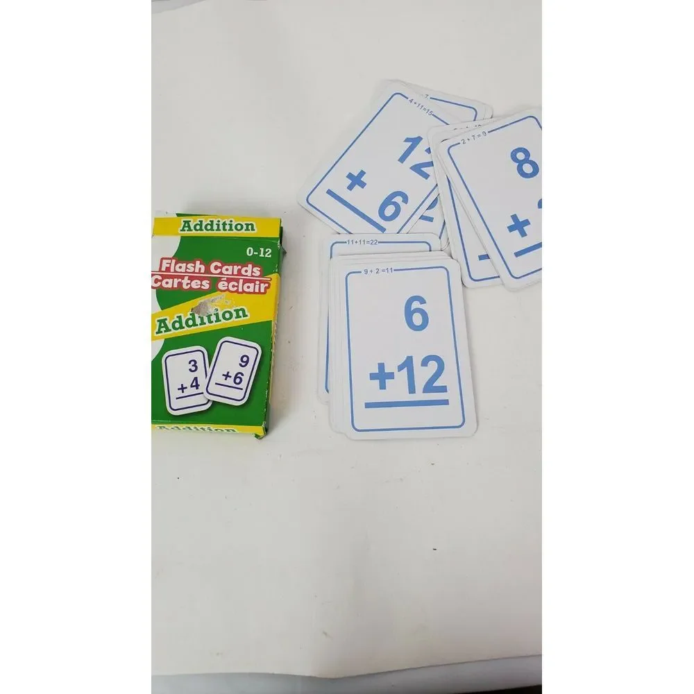 Teaching Tree Math Flash Cards Set‎ Addition 52 Each Homeschool Kids